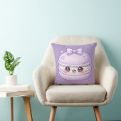 Paarse Macaron Zoete Kawaii Kussen Cushion (Stoel)