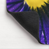 Paarse macrofoto's van stroomafnemers muismat (Hoek)