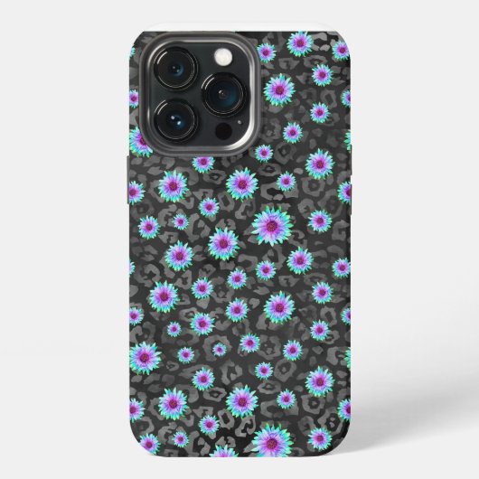 Paarse Madelief iPhone Hoesje (Achterkant)