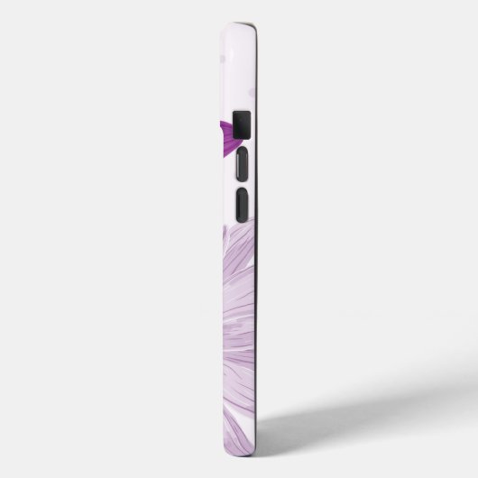 Paarse madeliefjes | Aangepaste bloem Case-Mate iPhone Case (Achterkant / Links)