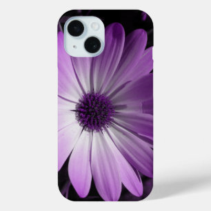 Paarse Madeliefjesbloem iPhone 15 Case