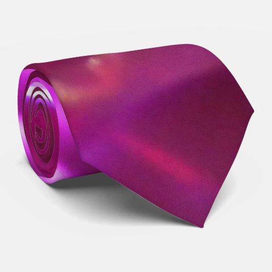 Paarse Madness Stropdas (Opgerold)