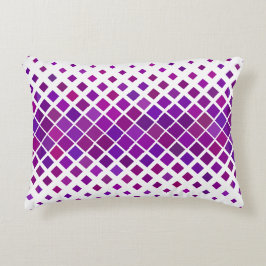 Paarse magenta diamanten ontwerp accent kussen