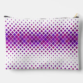 Paarse magenta diamanten ontwerp accessoire tas (Achterkant)