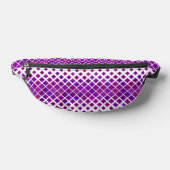 Paarse magenta diamanten ontwerp Fanny Packs Heuptasje (Liggend)