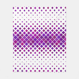Paarse magenta diamanten ontwerp fleece deken