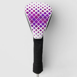 Paarse Magenta Diamonds Golf Club Head Hoesje Golfheadcover
