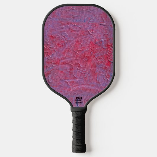 Paarse & Magenta Knal! Pickleball Paddle (Voorkant)