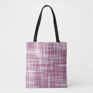 Paarse Magenta Stijlvol Abstract Patroon Tote Bag