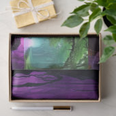 Paarse Magic Afro-Amerikaans Voodoo Decoupage Tissuepapier (Geschenk)