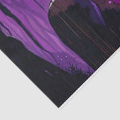 Paarse Magic Afro-Amerikaans Voodoo Decoupage Tissuepapier (Detail)