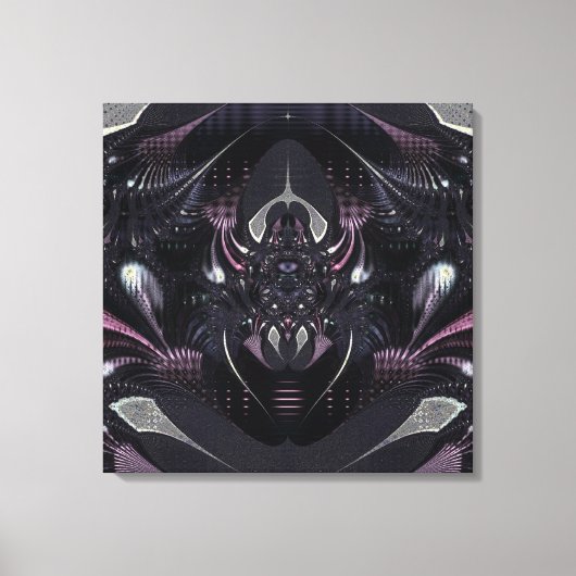 Paarse Magie Canvas Afdruk (Voorkant)