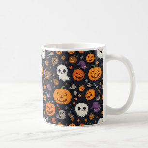 Paarse Magische Drank & Schedel All-Over Patroon M Koffiemok
