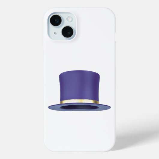 Paarse magische hoge hoed Case-Mate iPhone case (Achterkant)