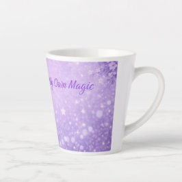 Paarse Magische Latte Koffie Meisje Mok Cadeau Vro