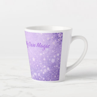Paarse Magische Latte Koffie Meisje Mok Cadeau Vro