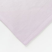 Paarse Magische Regenboogontsteking Aangepast Fleece Deken (Hoek)