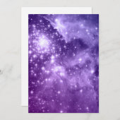 Paarse magische sterren kaart (Voorkant / Achterkant)