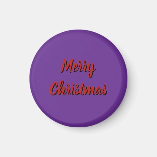Paarse Magneet - Prettig Kerstfeest (Voorkant)