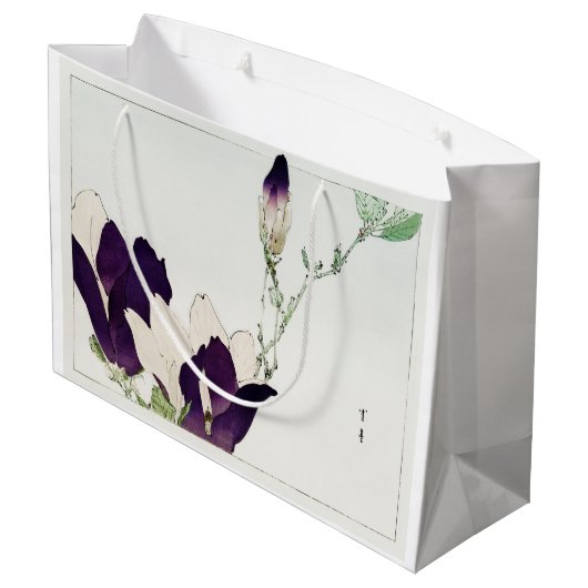 Paarse Magnolia Flower, Watanabe Seitei Groot Cadeauzakje (Achterkant Gekanteld)