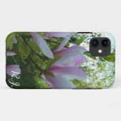 paarse magnolibloemen met bronlicht Case-Mate iPhone case (Achterkant (horizontaal))