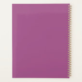 Paarse Maid House schoonmaakdiensten Planner (Achterkant)