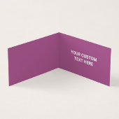 Paarse Maid Janitorial Lady House schoonmaakservic Visitekaartje (Binnen)