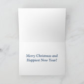 Paarse Majesteit Kerstmis Vakantie Notitiekaarten (Binnen)