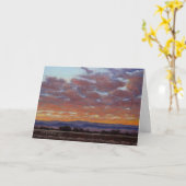 Paarse Majesteit Kerstvakantie Notecards Kaart (Gele Bloem)