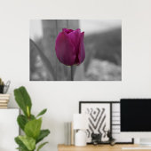 Paarse Majesteit Poster (Thuiskantoor)