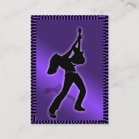 "Paarse Majestic"-kaart Visitekaartje (Voorkant)