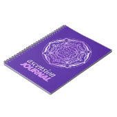 Paarse Mandala – Ascension Journal Notitieboek (Linkerzijde)