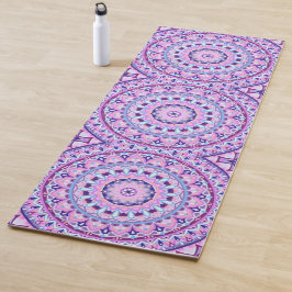 Paarse Mandala Boho Meditatie Fitness Levendig Yogamat