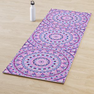 Paarse Mandala Boho Meditatie Fitness Levendig Yogamat