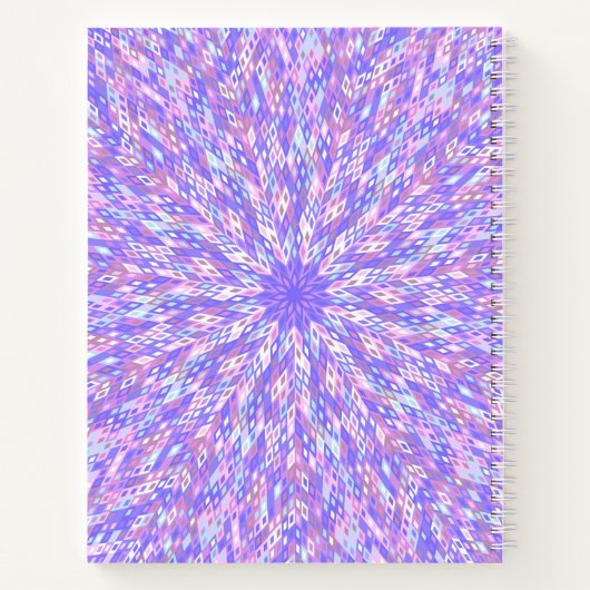 Paarse Mandala Bullet Journal / Lined Notitieboek (Achterkant)