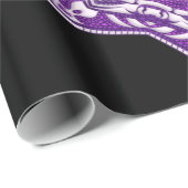 paarse mandala-cadeauverpakking cadeaupapier (Rol Hoek)