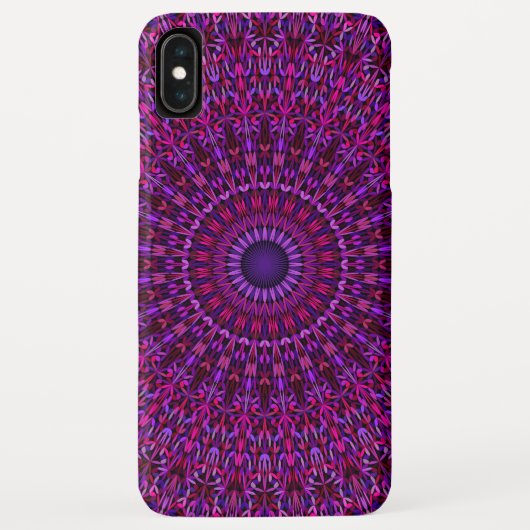 Paarse Mandala Case-Mate iPhone Case (Achterkant)