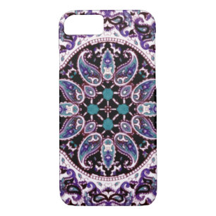 Paarse Mandala iPhone 8/7 Hoesje
