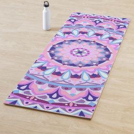 Paarse Mandala Gecentreerde Boho Fitness Meditatie Yogamat
