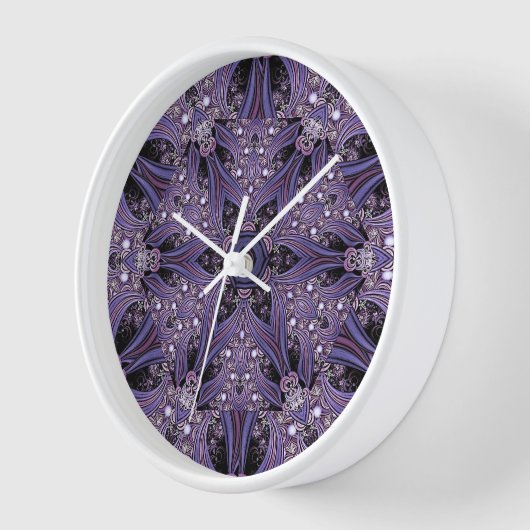 Paarse Mandala Geometric Floral Psychedelic Trippy (Hoek)