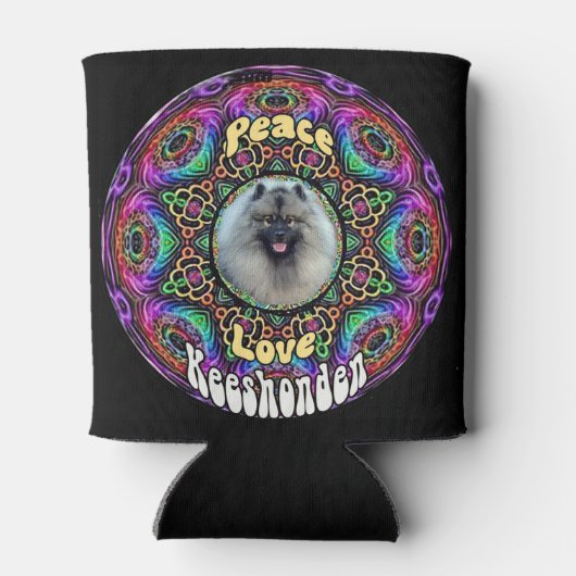 Paarse Mandala kan kiezen Blikjeskoeler (Achterkant)