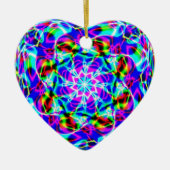 Paarse mandala keramisch ornament (Voorkant)