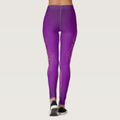 Paarse Mandala Leggings (Achterkant)