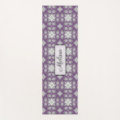 Paarse Mandala Persoonlijke Yogamat (Voorkant)