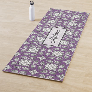 Paarse Mandala Persoonlijke Yogamat