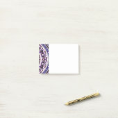 Paarse Mandala Post-it® Notes (Op bureau)