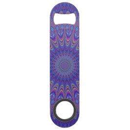 Paarse mandala speed flessenopener