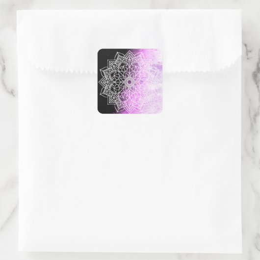 Paarse Mandala Stickers (Tas)
