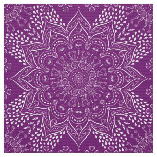 Paarse Mandala Stof