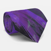 Paarse Marble Jazz Stropdas (Opgerold)